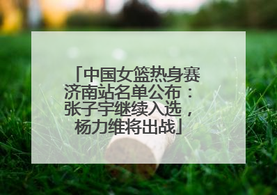 中国女篮热身赛济南站名单公布：张子宇继续入选，杨力维将出战